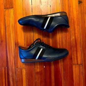 Classic Bally Sneakers, Blue, Sz 11